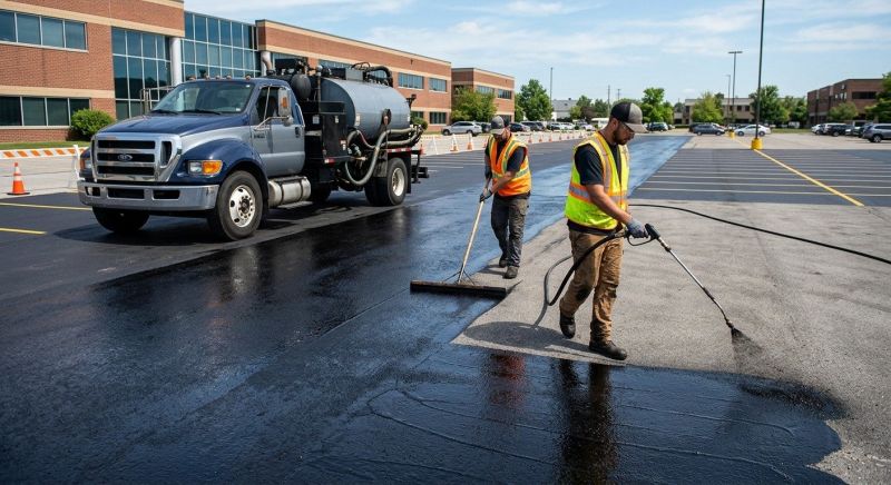 Asphalt Parking Lot Sealing in Denver, CO