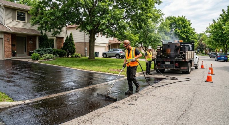 Blacktop Driveway Sealing in Miami Dade County, FL