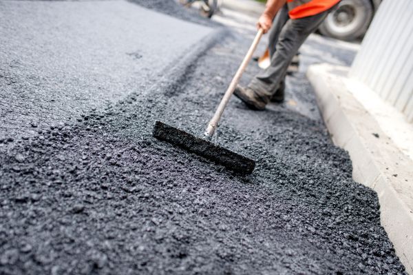 Backyard Asphalt Installation