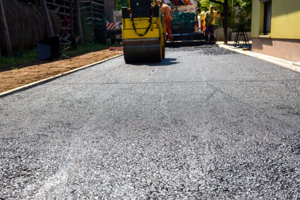 Backyard Asphalt Construction